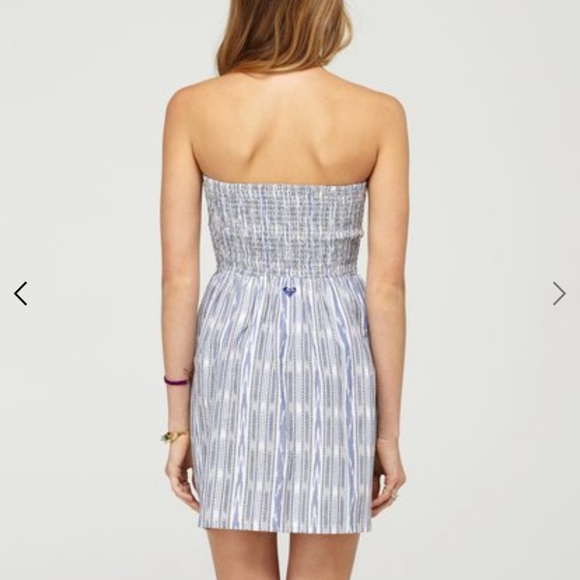 Roxy Strapless 'Fall Doll' Dress in Striped Tribal Print-Size Medium - Picture 12 of 13